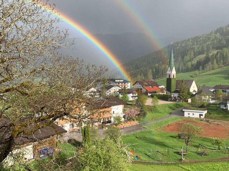 Regenbogen über Thiersee