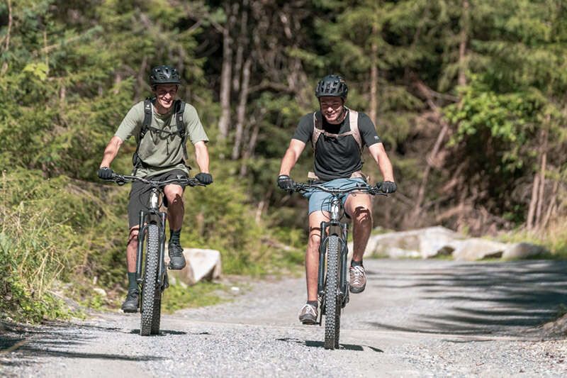 Radfahrer im Ötzttal